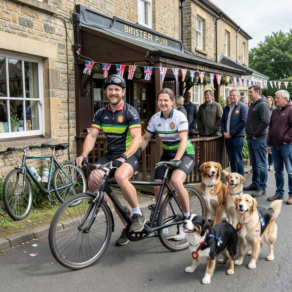 Bicester pub charity bike ride and dog show raise over £7,000 for three local charities